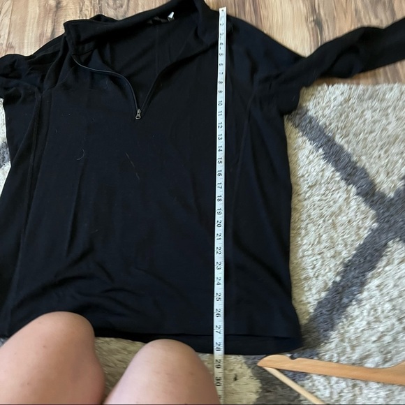 ibex Merino Wool Quarter Zip Pullover Sweatshirt - Picture 6 of 9